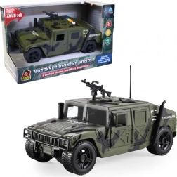 Vojenské auto se světlem a českým hlasem 24 cm