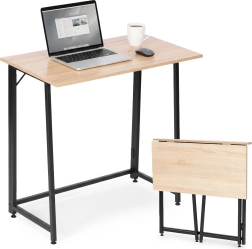 Skládací psací stůl 80 × 45 cm v loft stylu MODERNHOME