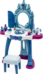 Dětský toaletní stolek Ledový svět se světlem, hudbou a stoličkou BABY MIX