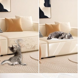 Průhledná ochranná fólie proti poškrábání pro nábytek a dveře 45 × 15 cm, 5 ks