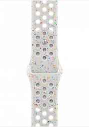 Sportovní pásek Nike v barvě čisté platiny pro pouzdro 46 mm - velikost S/M