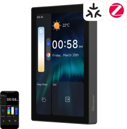 Sonoff nspanel pro 120 chytrý ovládací panel s podporou matter, wifi, bluetooth a zigbee – černý
