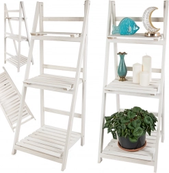 Dřevěný záhonový žebřík na rostliny