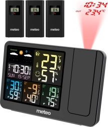Meteostanice s DCF a laserovým projektorem