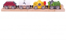 Bigjigs Rail dřevěný stavební vlak