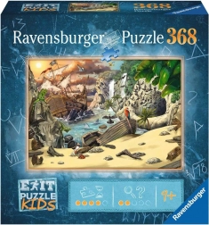 ravensburger exit puzzle kids pirátské dobrodružství 368 dílků