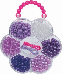 Sada plastových korálků pro výrobu šperků – Květina