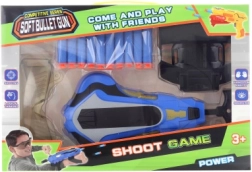 Pistole na pěnové náboje s držákem na ruku a ochrannými brýlemi