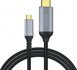 USB-C na HDMI kabel Savio 3m v2.0b