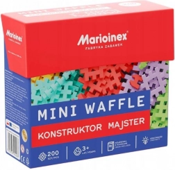 Stavebnice MARIOINEX MINI WAFFLE KONSTRUKTOR MAJSTER – 200 dílků