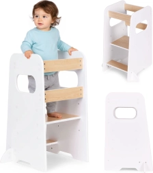 Montessori kuchyňský pomocník pro děti ecotoys, nastavitelná učení věž