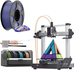 3D tiskárna Anycubic Kobra 3 V2 Combo s vícebarevným tiskem, hotendem a filamentem zdarma