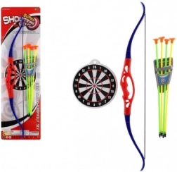 Plastová dětská sada s lukem a šípy TEDDIES