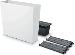 Vysoký truhlík URBI CASE T s vložkou 77 cm bílý