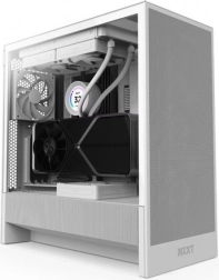 NZXT H5 Flow RGB bílá PC skříň Midi Tower s oknem