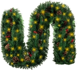 Vánoční girlanda 270 cm s LED světly RUHHY
