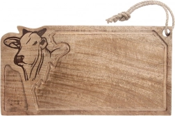 Dřevěné prkénko na krájení a servírování z manga 45 × 22 cm