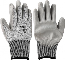 Rukavice odolné proti proříznutí Deli Tools L