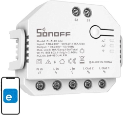 Chytrý Wi-Fi přepínač Sonoff Dual R3 Lite