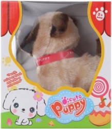 Chodící hnědý pejsek