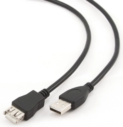 Prodlužovací kabel USB 2.0 AM–AF 4,5 m černý