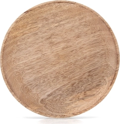Dřevěný servírovací talíř z manga 20 cm