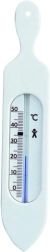 Koupelnový teploměr 19 cm – Bílá
