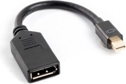 Adaptér z Mini DisplayPort na DisplayPort na kabelu 10 cm černý