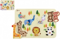 Dřevěné puzzle ZOO pro děti