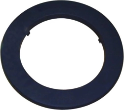 Kouřová růžice 125 mm, tloušťka 1,0 mm, černá