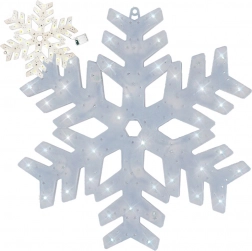 Led okenní dekorace sněhová vločka 40 cm