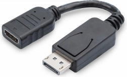 Adaptér DisplayPort na HDMI, 1080p 60 Hz, černý, 0,15 m
