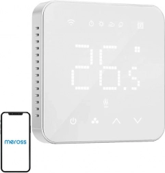 Chytrý Wi‑Fi termostat Meross pro elektrické podlahové vytápění (HomeKit)
