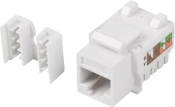 Modulární Keystone Gniazdo RJ45 UTP Kat 5E 90° do montážní krabice