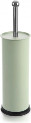Toaletní kartáč se stojánkem GREENISH, kovový, zelený, 10 × 38,5 cm
