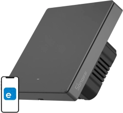 Chytrý vypínač světel Sonoff M5 1C šedý
