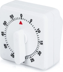 Mechanická kuchyňská minutka ORION 0–60 min, bílá