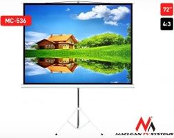 Projekční plátno na stativu 72" 4:3 145 × 110 cm MACLEAN MC-536