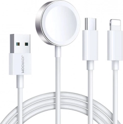 Magnetický nabíjecí kabel Jonroom pro Apple Watch, Lightning a USB-C, 1,2 m
