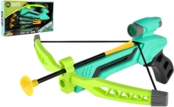 Dětská kuše se zaměřovačem a šípy s přísavkou