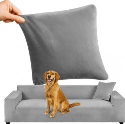 Pokryv na pohovku RUHHY 190-230 cm tmavě šedý