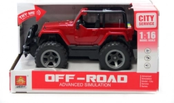 Plastový jeep na baterie se světly a zvuky