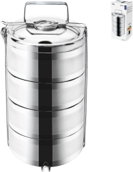 Termální nerezový jídlonosič Orion se 4 patry 4 × 1,1 l