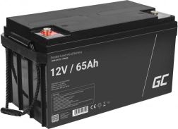 Akumulátor AGM VRLA 12 V 65 Ah GREEN CELL – bezúdržbová baterie pro sekačky, skútry, lodě a invalidní vozíky
