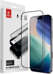 3D Armour Glass tvrzené sklo na fotoaparát pro iPhone 17 Pro s instalačním rámečkem