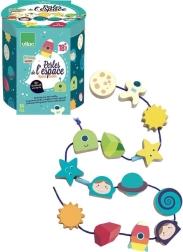 Vilac Vesmírné navlékací tvary pro děti