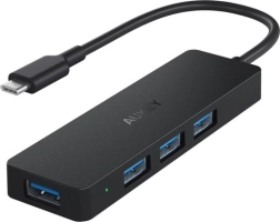Aukey Hub USB-C Ultra Slim 4v1 s 4x USB 3.1