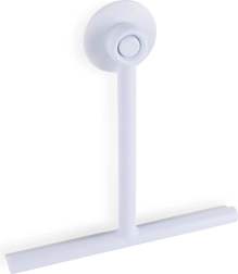 Bílá stěrka na sklo s přísavkou Bathroom Solutions