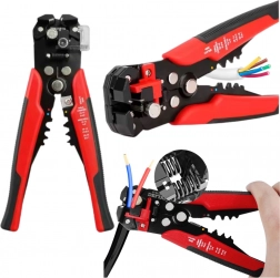 Multifunkční kleště na odizilivání vodičů a lis na kabelové koncovky 3v1