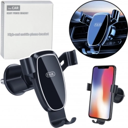 Gravitační držák do auta na telefon do mřížky ventilace – černý